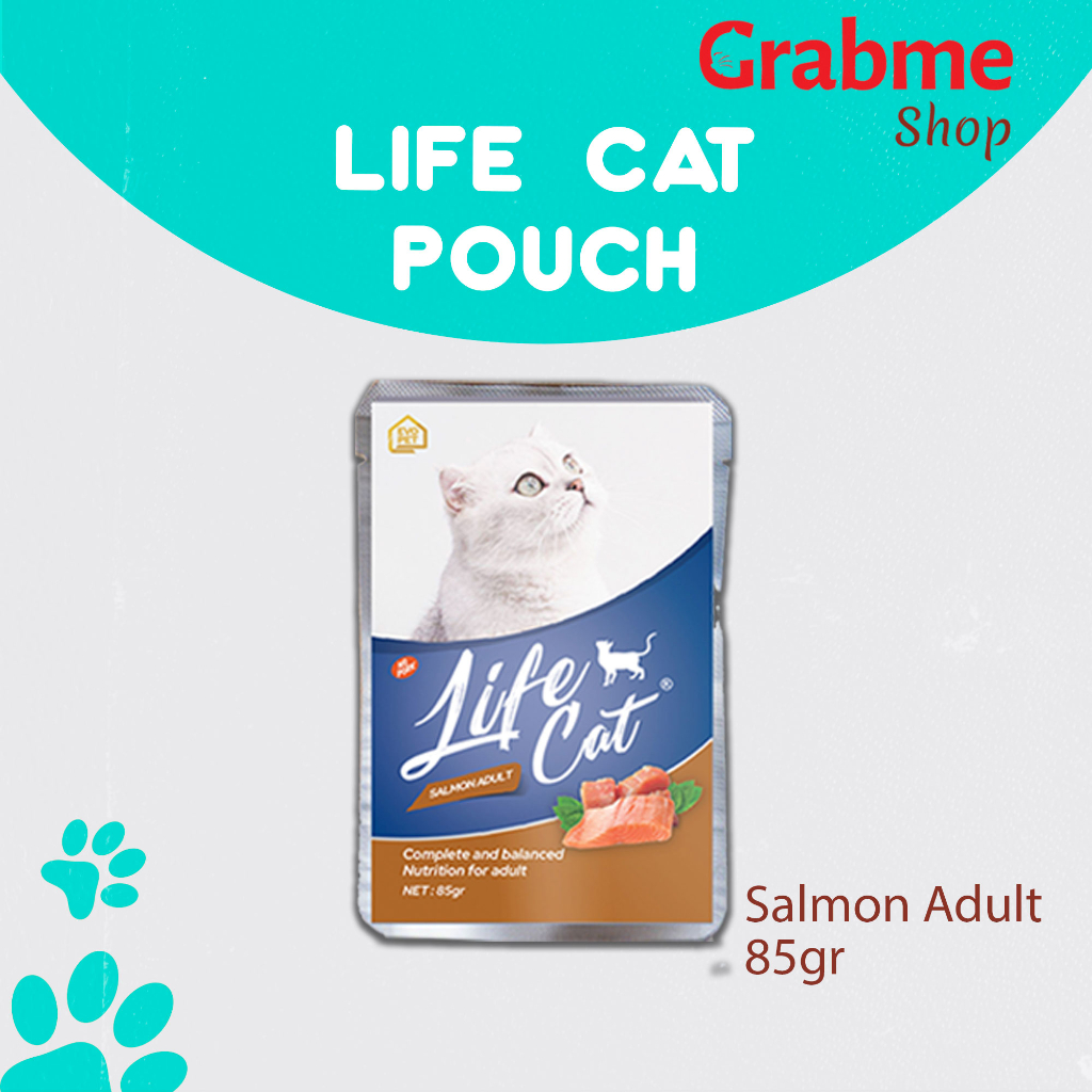 Makanan kucing basah murah Life Cat Pouch 85g All Varian