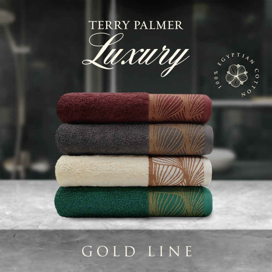 HANDUK MANDI DEWASA TERRY PALMER LUXURY EGYPTIAN GOLDLINE 50 x 100 CM SERAP AIR ORGINAL BY TERRY PALMER GROUP