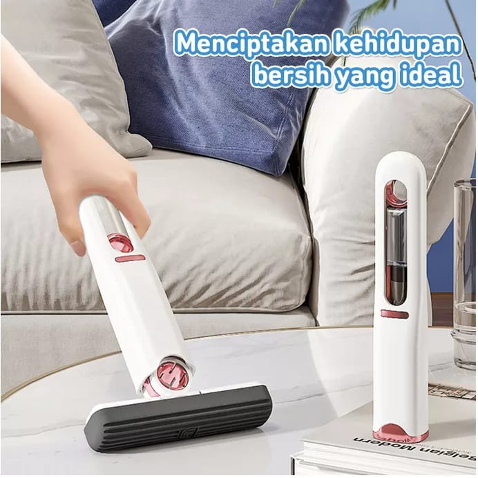 ONLYONE12 Portable Mini Pel Spons / Alat Pel Mini Pembersih Ruangan / Home Car Portable Mini Mop / Alat Pel Mudah Disimpan / Pembersih Lantai Bor Keramik / Pel Penyerap Kuat Tersembunyi Alat Pel Spons