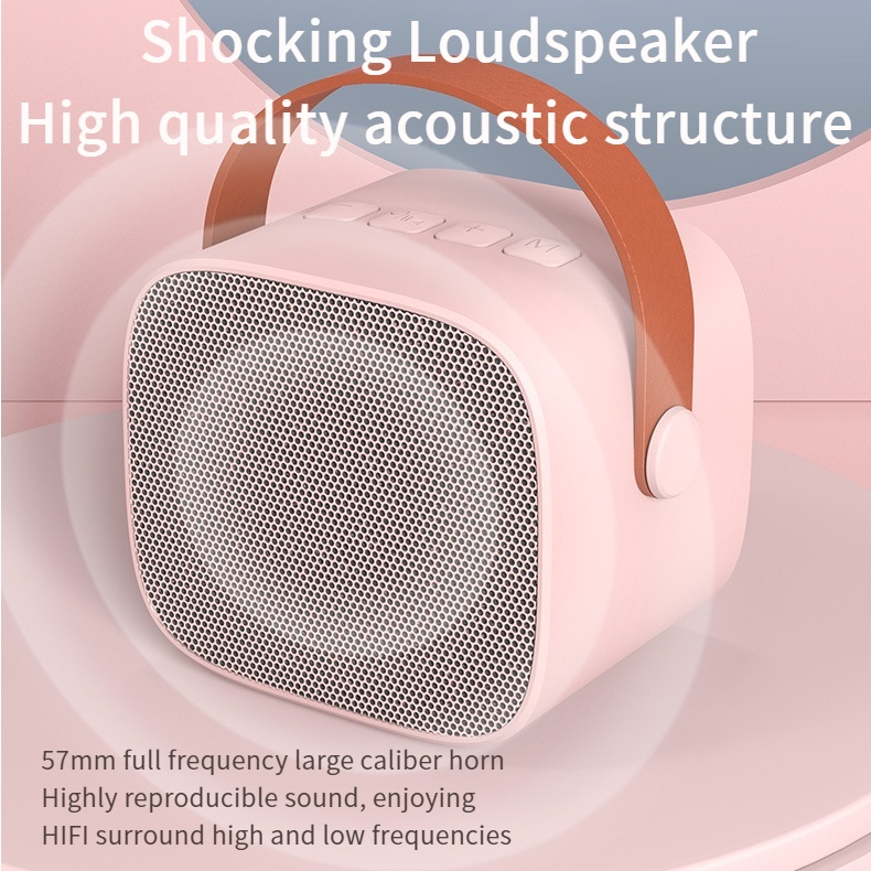 【COD】Mini Bluetooth Speaker Karaoke Set Ori Speaker Full Bass Mic Portable Wireless