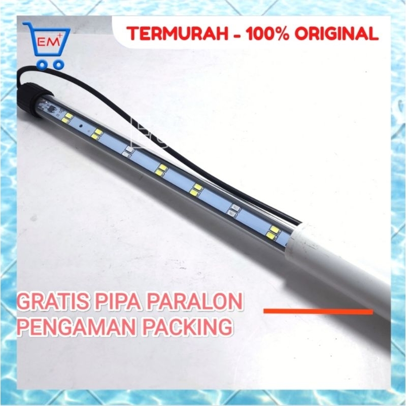 Lampu Celup Sakkai Pro 60 T4-2LED60 untuk Aquarium - GRATIS PIPA PARALON PENGAMAN PACKING