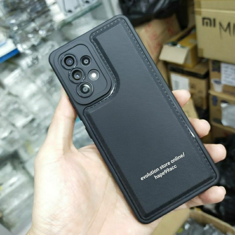 Samsung A32 4G A52 A52S A72 soft case silikon pro black motif kulit