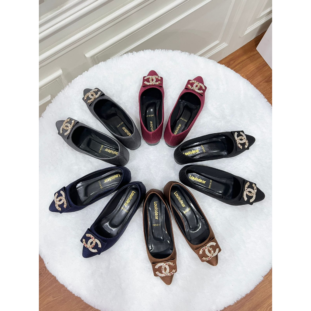 Sepatu heels 2 cm CC B21 Louisdear Pansus 2cm / Sepatu Kantor / Sepatu kerja / Sepatu Guru untuk Men