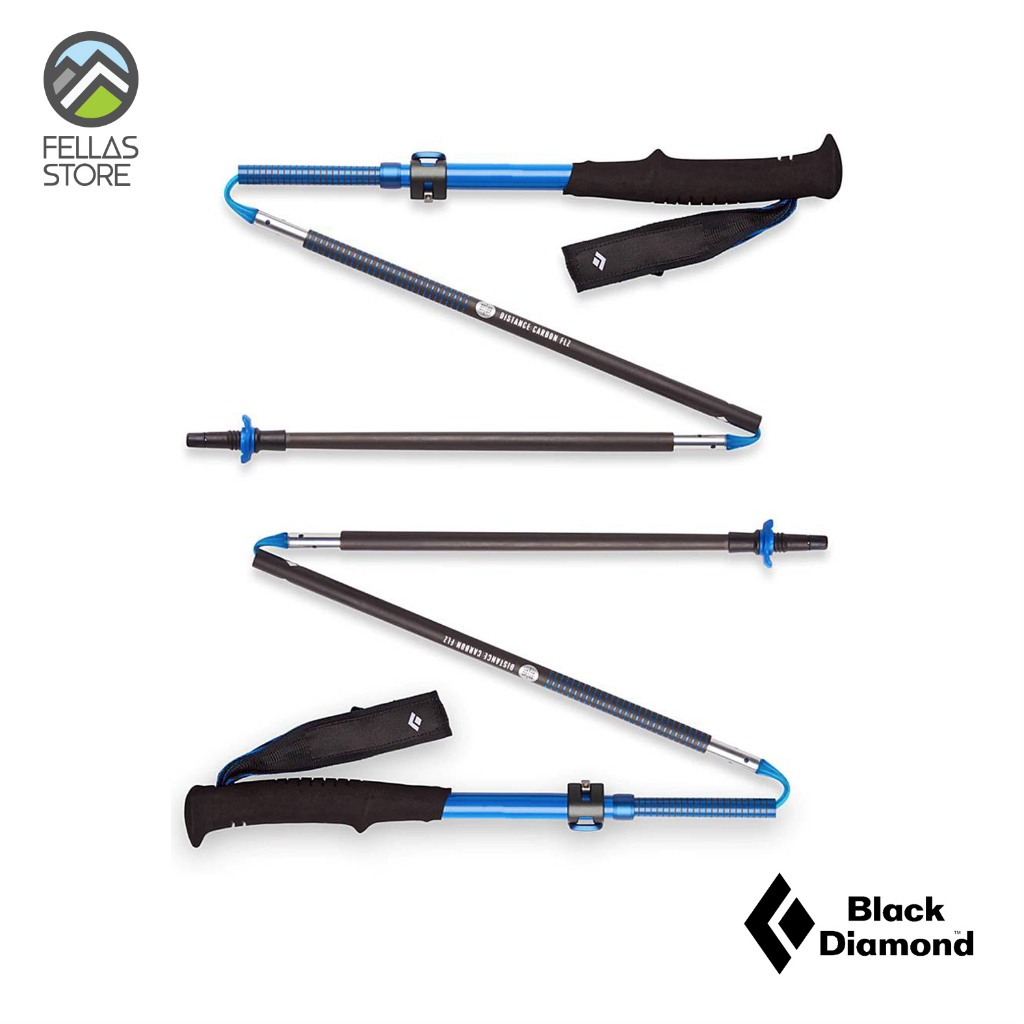 Black Diamond - Distance Carbon FLZ Poles Ultra Blue 95 - 110Cm