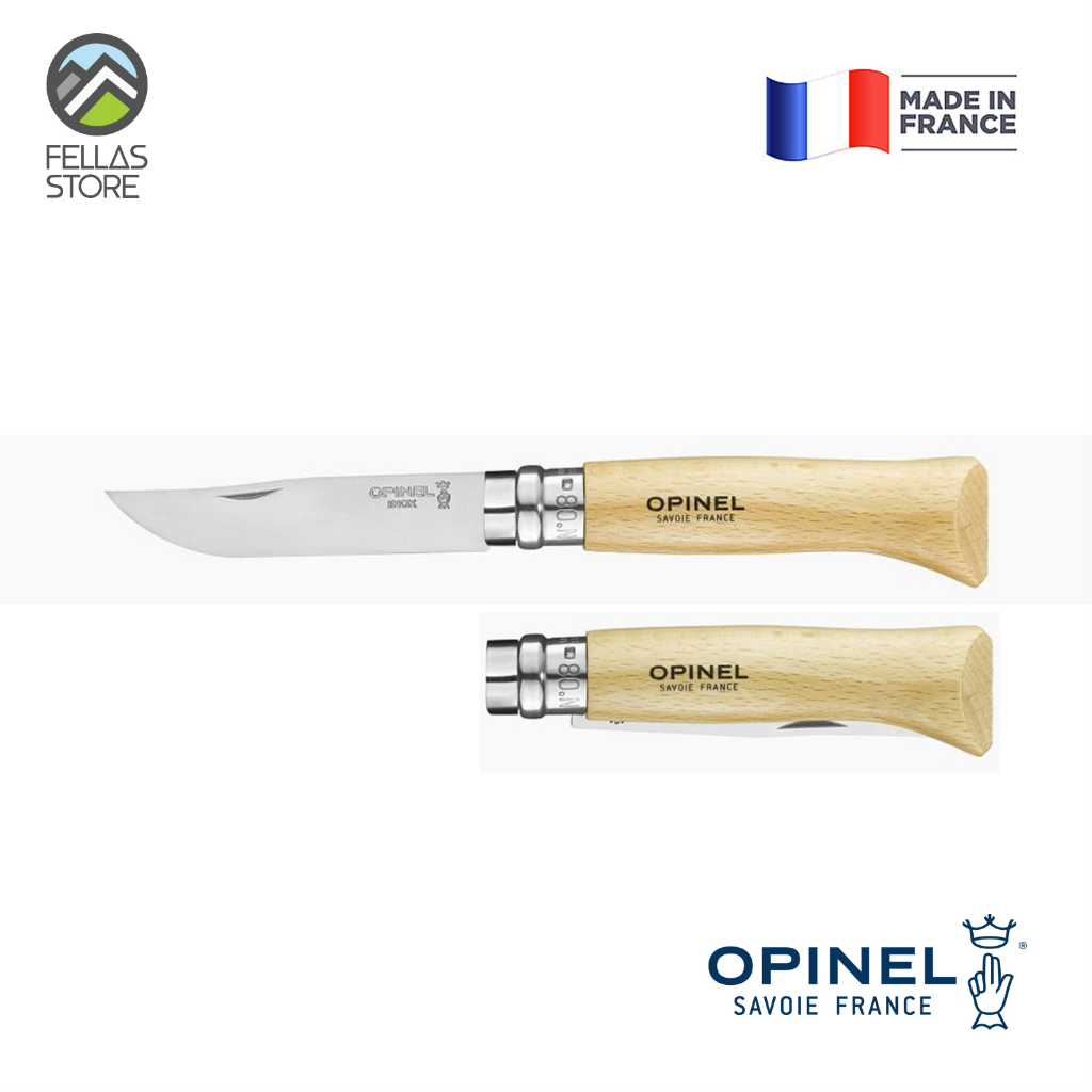 Opinel - No 08 Stainless Steel Natural