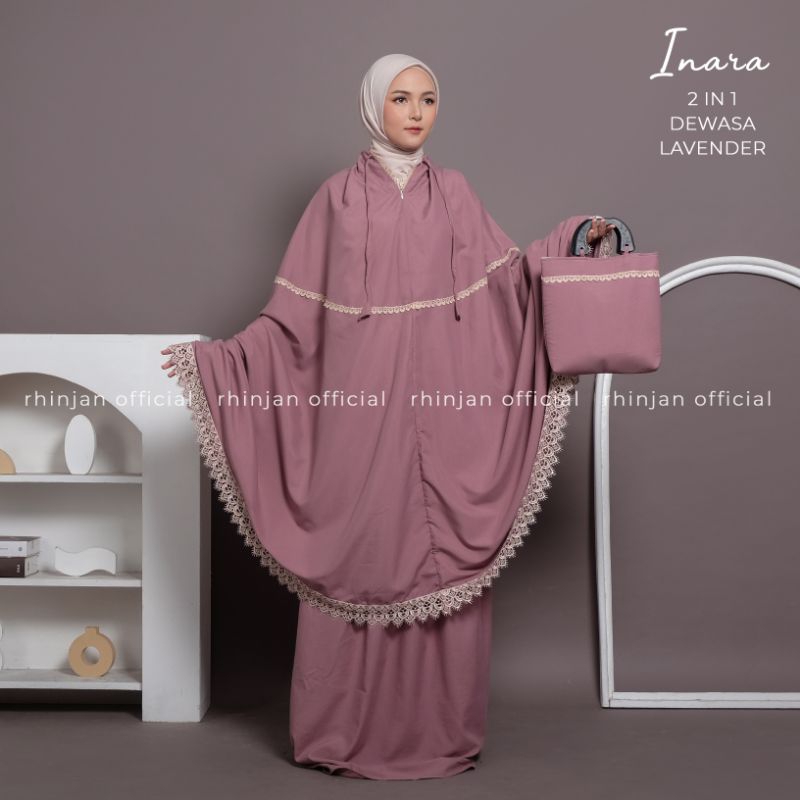 MUKENA DEWASA TRAVEL 2 IN 1 INARA SERIES