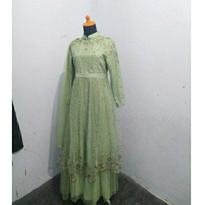 GAUN PESTA MEWAH /GAUN TUNANGAN KEKIKINIAN/GAUN PENGANTIN/GAMIS MUSLIMAH /DRESS MEWAH