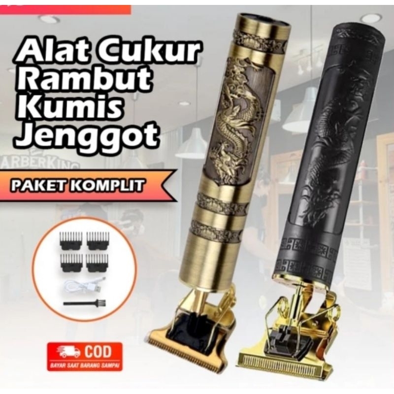 Alat Cukur Trimmer Vintage T9 Full Set