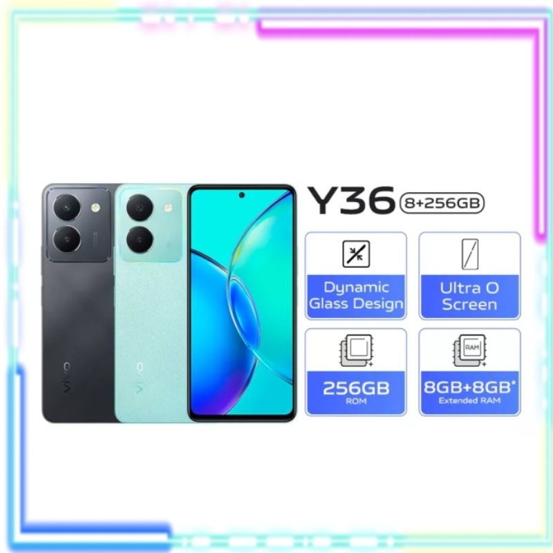 VIVO Y36 8/256 5G &amp; VIVO Y36 4G 8/256 NEW GARANSI RESMI VIVO