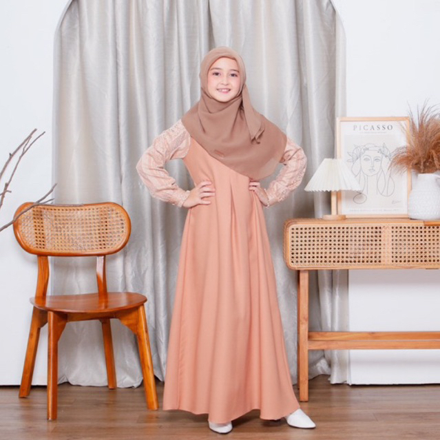 LADY DRESS ANAK family set hawacorner Dress Brukat Anak Kondangan