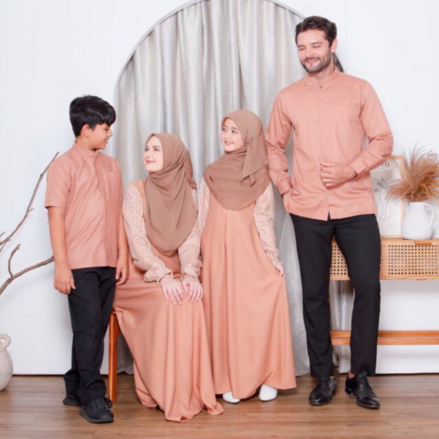 LADY DRESS ANAK family set hawacorner Dress Brukat Anak Kondangan