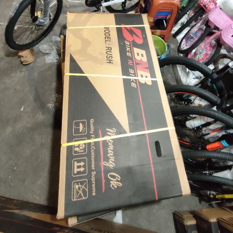 Sepeda Gunung 26 inch MTB Bnb Rush 3 x 8 speed