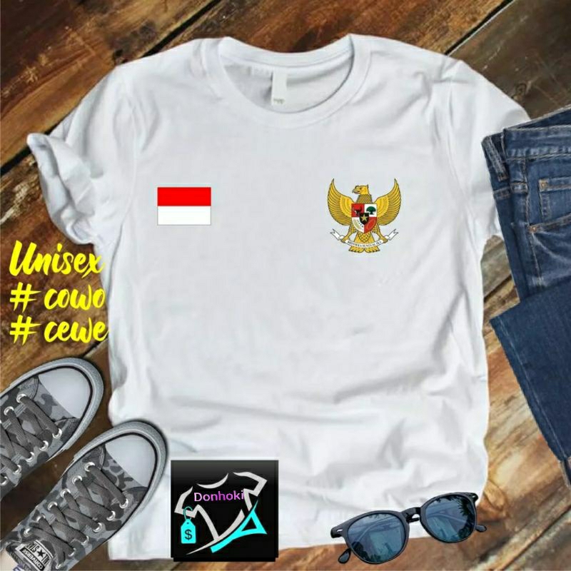 Kaos DTF Logo Garuda Bdr  HUT RI 78 17 AGUSTUS 1945 2022 KEMERDEKAAN INDONESIA Kaos Pria Kaos Murah Kaos wanita