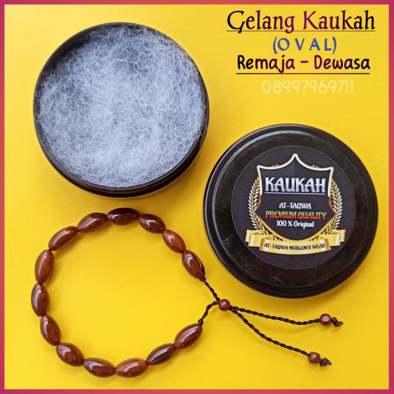 Gelang kaukah (OVAL + WADAH) gelang Kayu kaokah koka kokka kukah kokkah Pria - Wanita