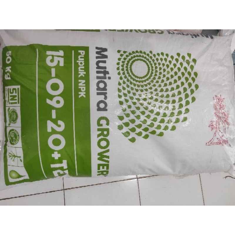 Pupuk Mutiara Grower kemasan pabrik 50 kg