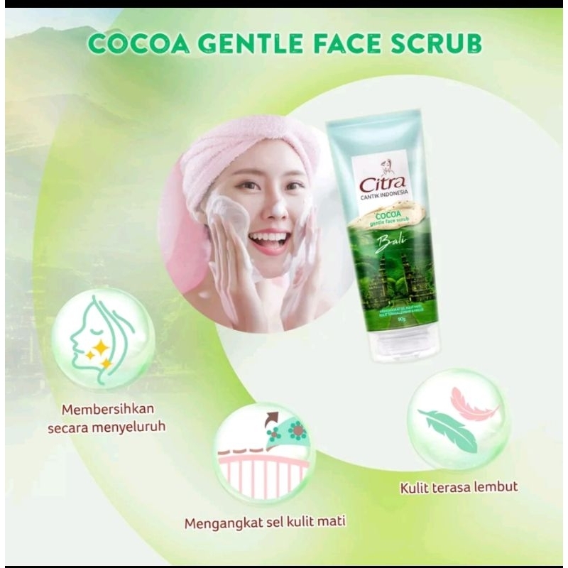 Citra Cocoa Gentle Face Scrup Bali 90gm