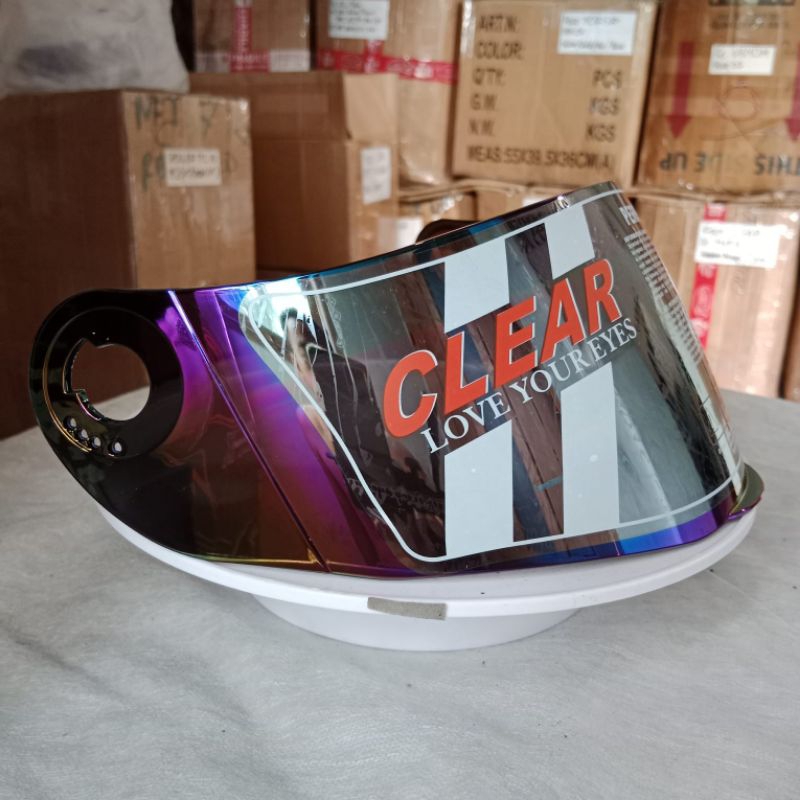 GROSIR KACA HELM KYT X-ROCKET (ORIGINAL CLEAR