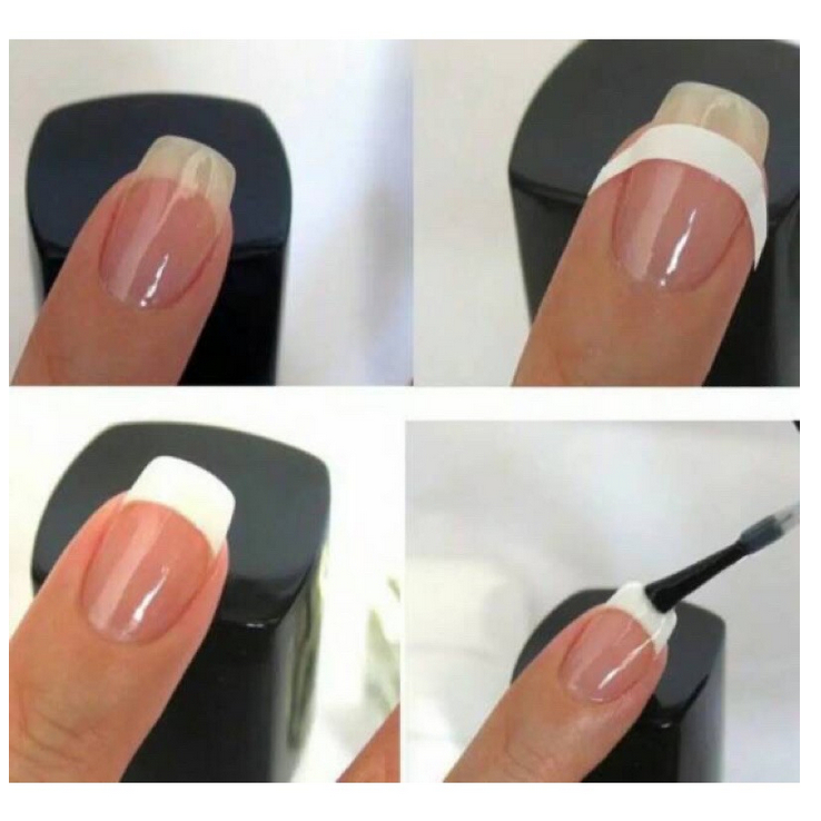 A585-A604 STICKER NAIL ART FRENCH NAIL stiker manicure akrilik uv alat mesin meni pedi menicure salon kutek kuteks perawatan kuku tangan kaki kecantikan wanita perempuan cewe cewek cowo cowok kertas alas gel polish