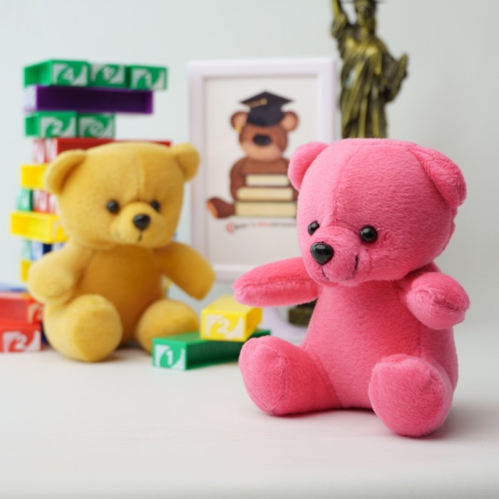 beruang mini 15cm polos &amp; wisuda BONEKA BERUANG MINI VELBOA POLOS | BONEKA BERUANG| BONEKA BEAR MINI| TEDDY BEAR boneka mini 15cm Teddy bear
