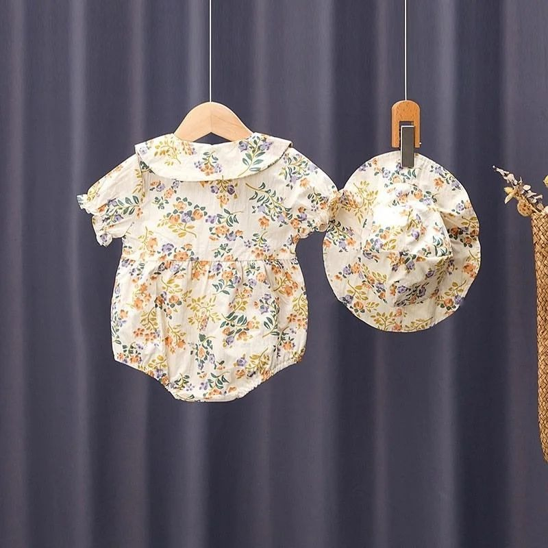 (Z0051) Baju bayi anak toddler set pakaian premium impor korean lucu cantik / Florence Romper Set