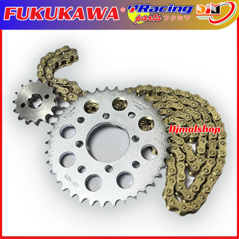 FUKUKAWA GEAR SET RACING MODEL SSS SUZUKI SATRIA FU OLD, SATRIA FU NEW ORIGINAL