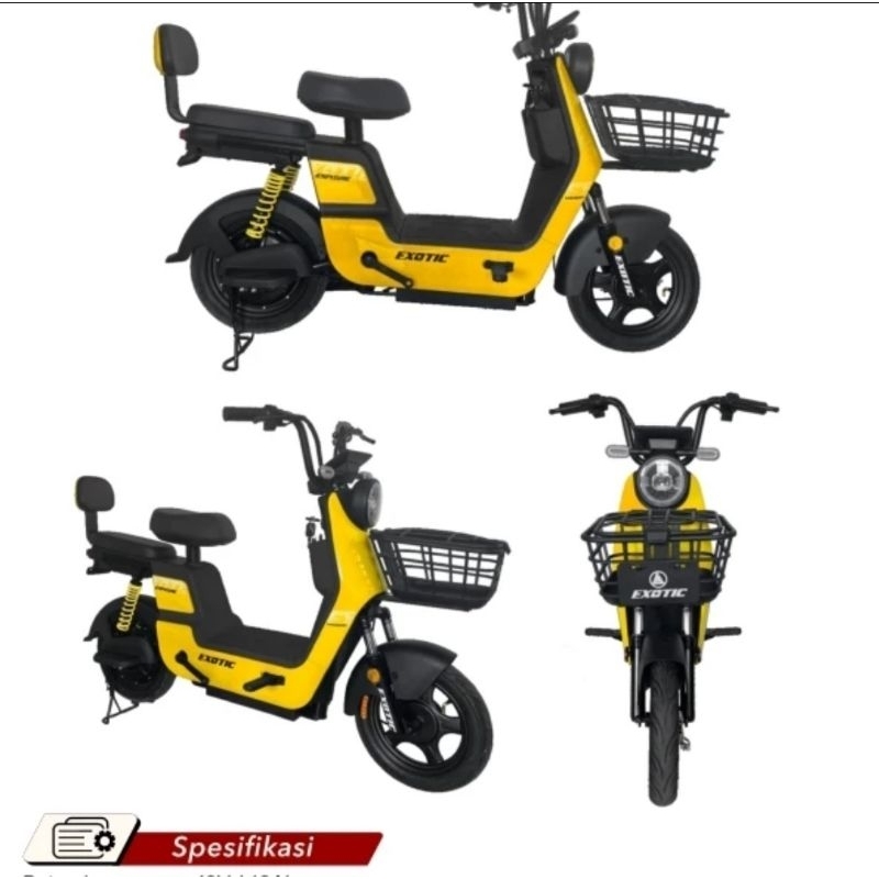 Sepeda Listrik Exotic Explore 500 watt Electric E Bike by Pacific