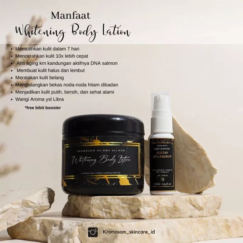 Handbody hs dna salmon body lotion(free bibit)