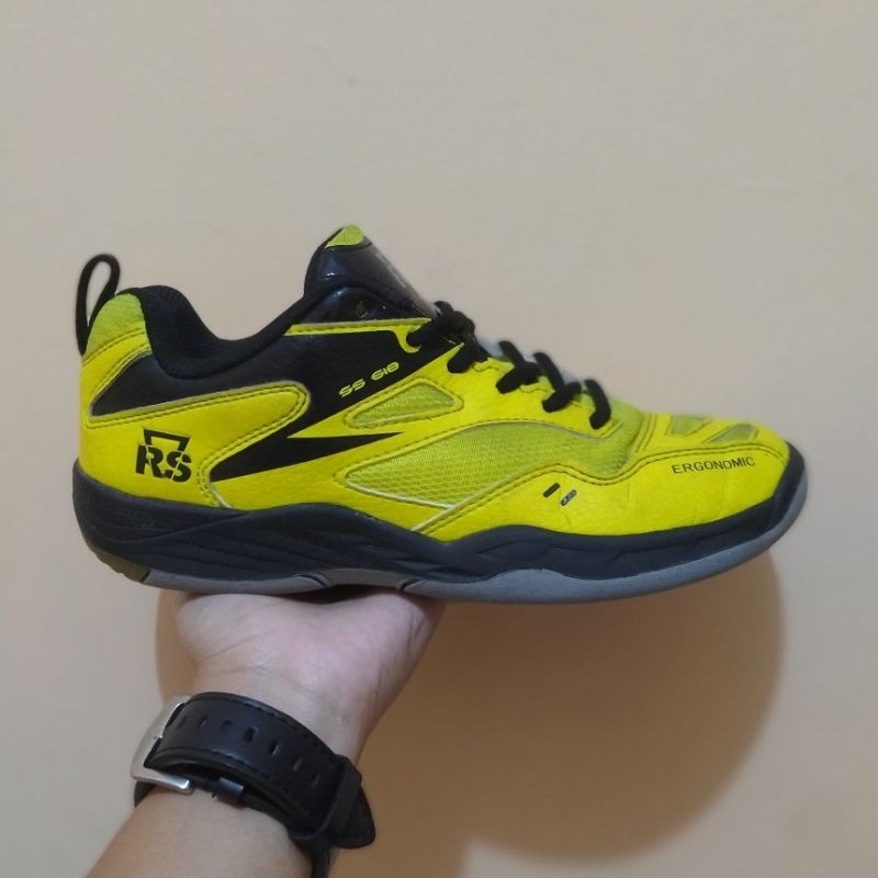 Sepatu Badminton RS Super Series 618 Sepatu Bulu tangkis Sepatu RS Original SZ 37 Sepatu Second Inso