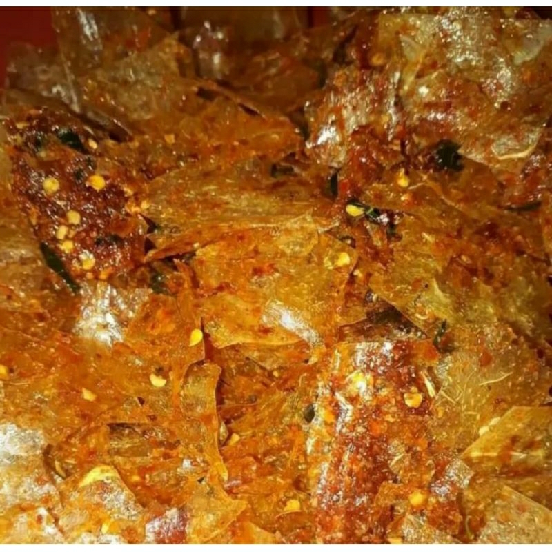 

Seblak keripik kaca pedas daun jeruk isi 250.grm