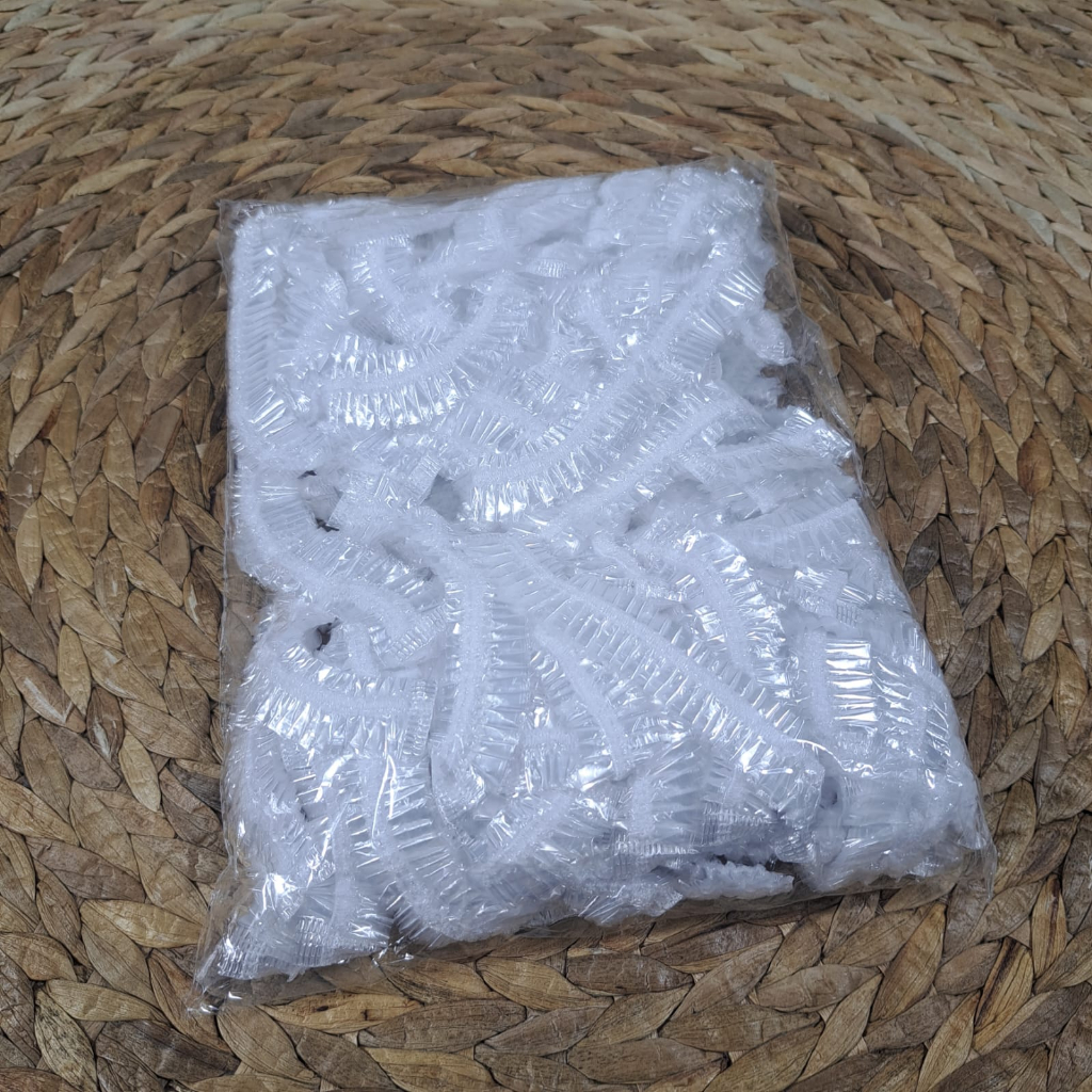 Shower cap Topi mandi portabel untuk bepergian dapat digunakan sebagai tas tertutup