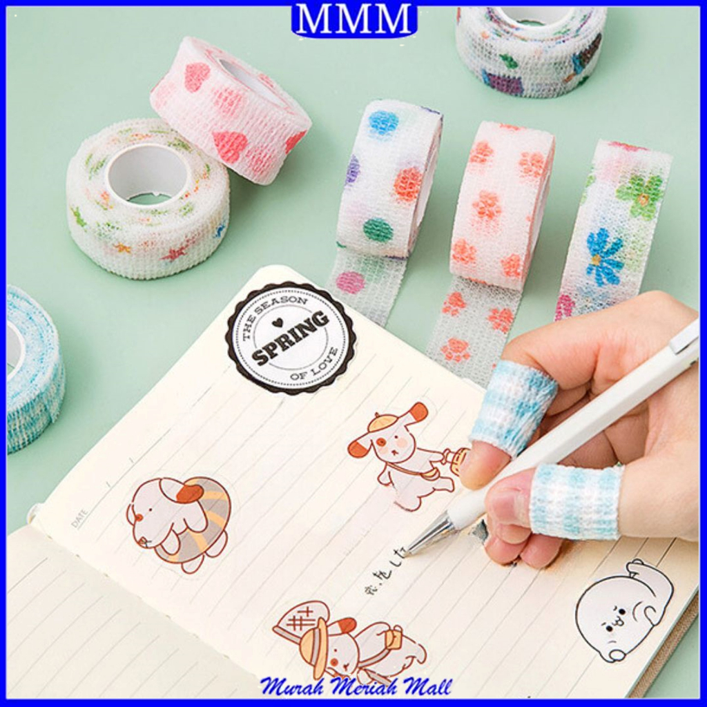 MMM Tape Protective Perban Pelindung Jari Tangan Finger Tape Wrist Pembalut Jari Sport Tape Warna Warni Pita Perekat Jari Untuk Menulis Anti Kapalan