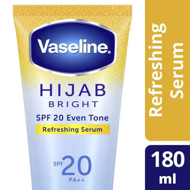 Vaseline Hijab Bright SPF 20 Even Tone Refreshing Serum 180ml