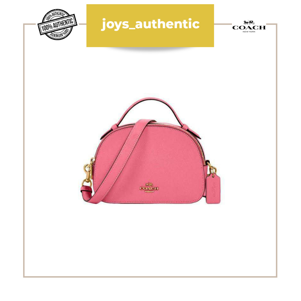 Tas Wanita Coach Serena Top Handle Crossbody Confetti Pink Woman Bag Authentic Original