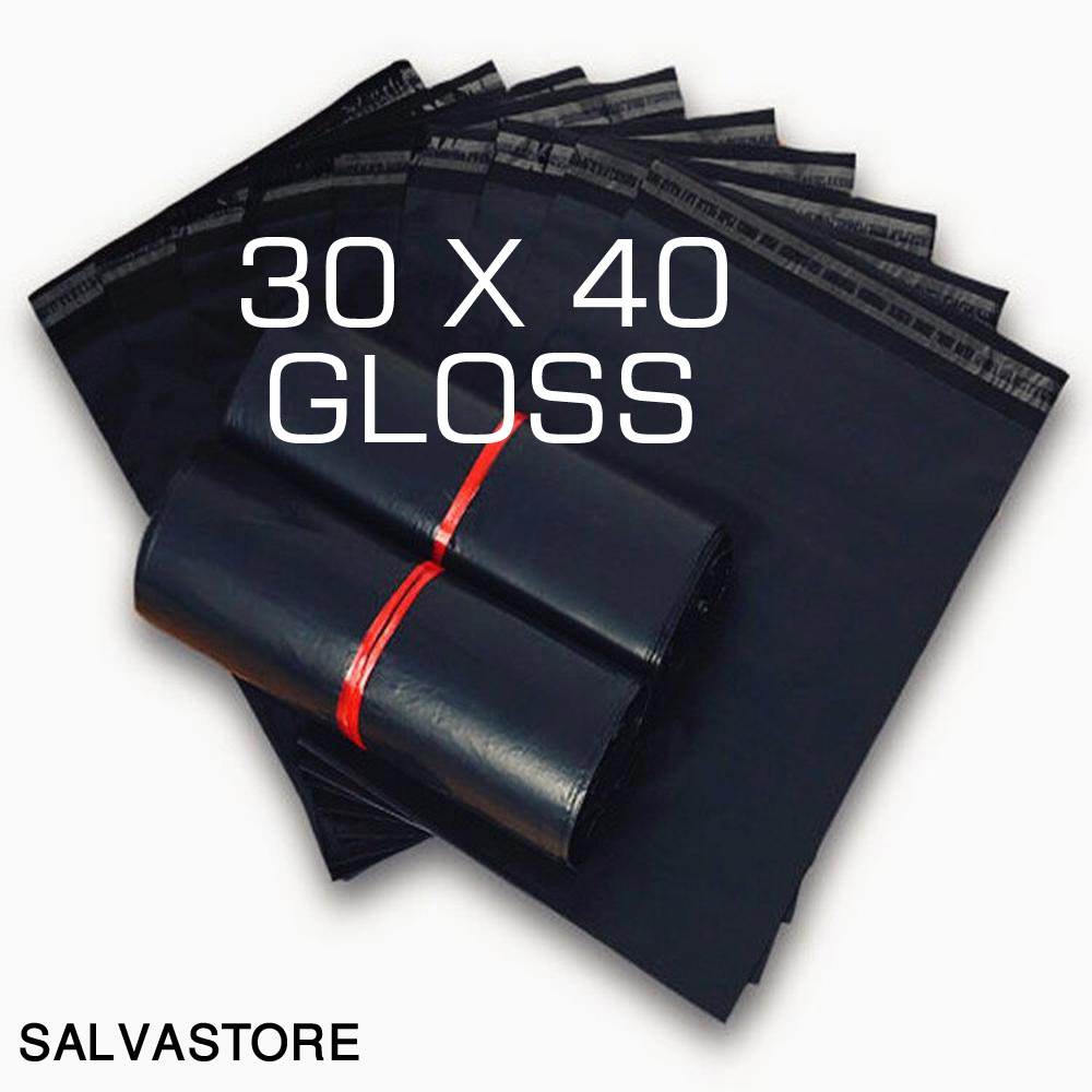 

Plastik Polymailer Polybag - Black 30 x 40 cm/ 100 pcs GLOSS