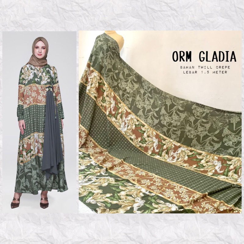 Kain ORM / Original Ria Miranda motif GLADIA