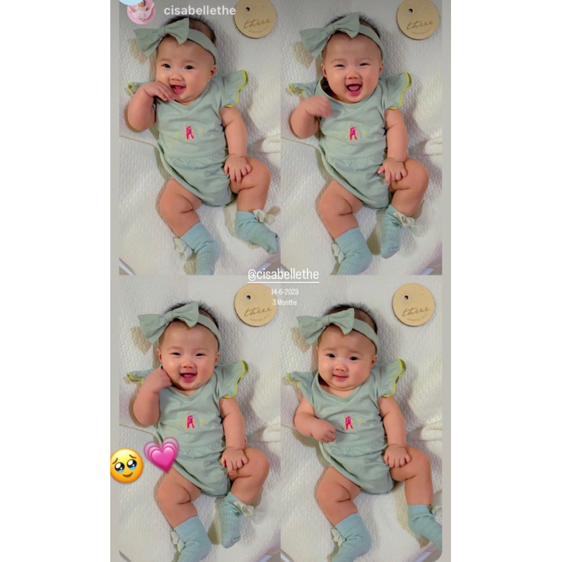 OEKO TEX certified Lovedede Kila / Kinara / Akina / Numa YURI Romper Babeebabyshop jumper bayi anak terlaris lucu chamomile