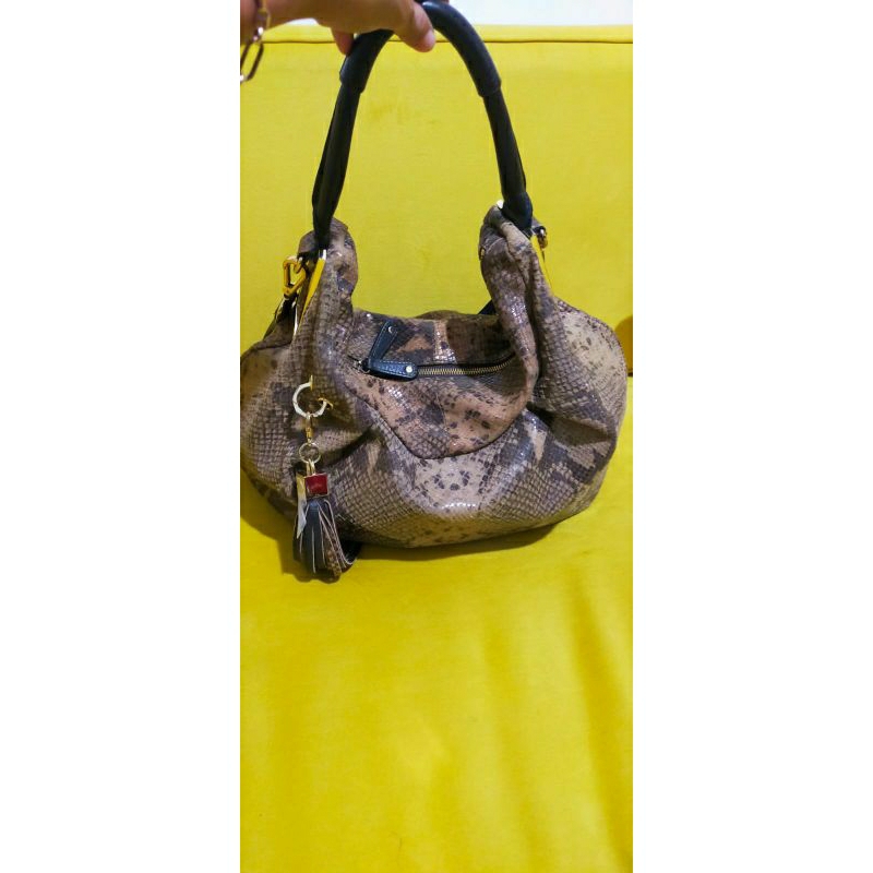 Morgan De Toi Snake Skin Hobo