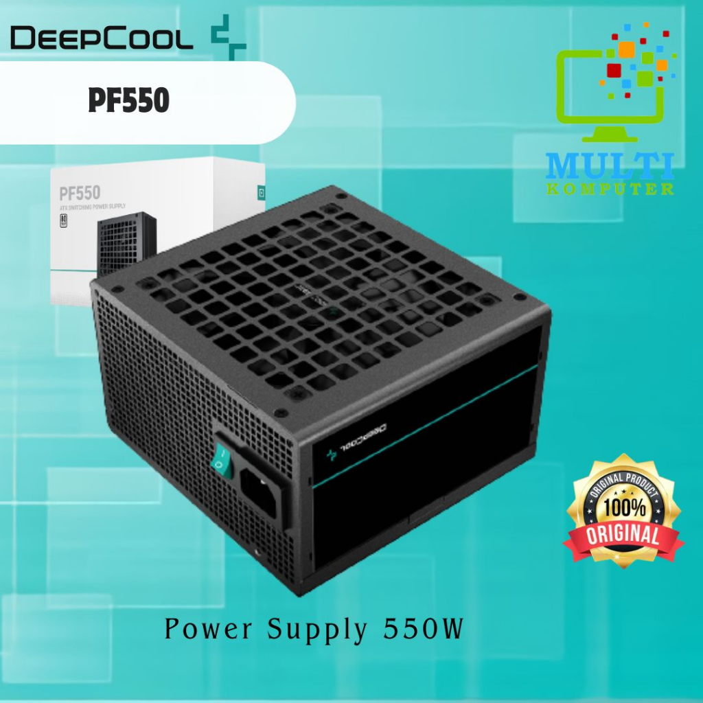 Deepcool Power Supply PF550 (Flat Cable) 550W COPY 1