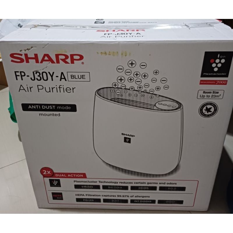 Sharp Air Purifier FP-J30Y-A Bekas.Kondisi masih sangat bagus.