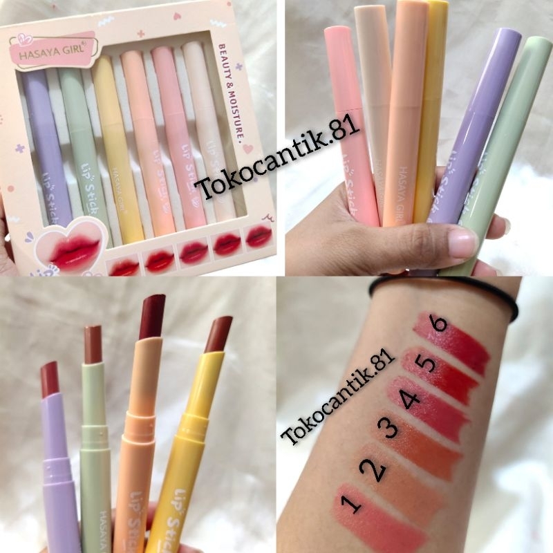 [ Satuan ] Hasaya Girl Beauty &amp; Moisture Lipstick