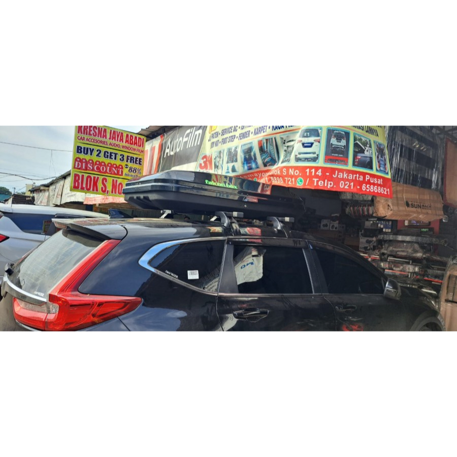 ROOF BOX ROOFBOX SLIM IMPORT FALCON HONDA CRV TURBO KAPASITAS BESAR KUALITAS IMPORT