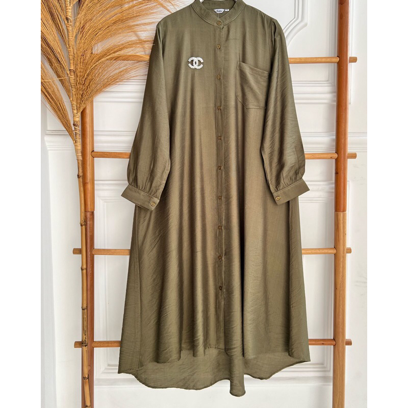 Long tunik BALILA  PREMIUM  M LD 100 L ld 106 Xl ld 112 Pb 130 Busui  Bahan