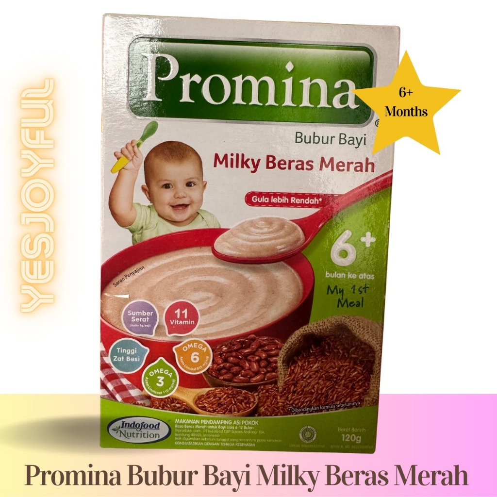 PALING MURAH!! Promina Baby Cereal Beras Merah Box 120 Gr