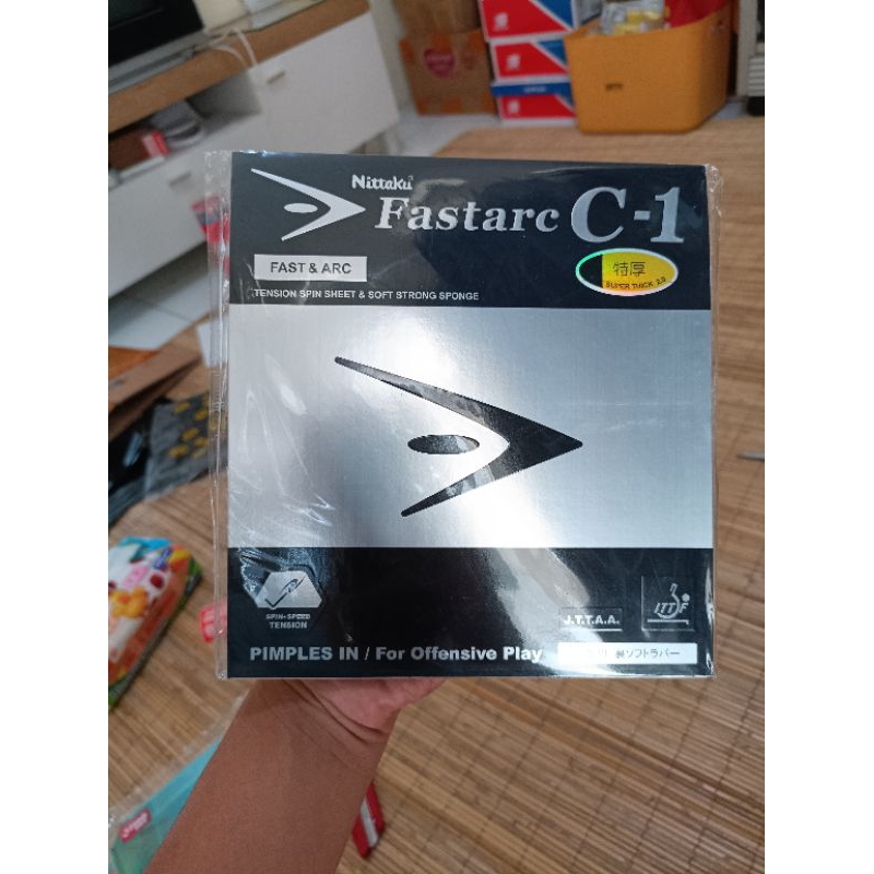 KARET TENIS MEJA NITTAKU FASTARC C1 ORIGINAL