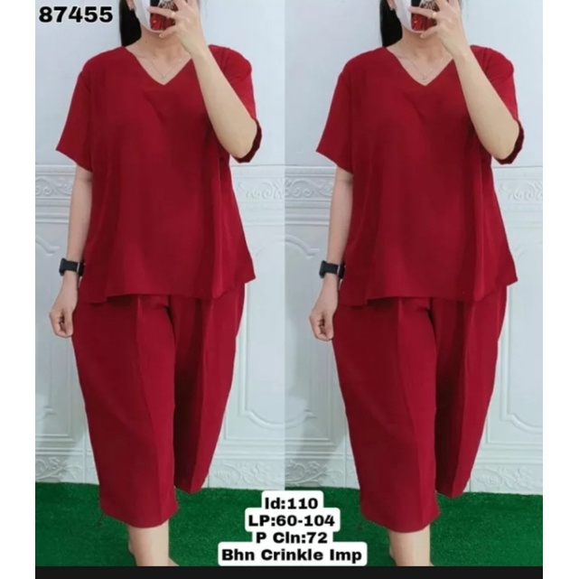 Atasan Bawahan Muslim Simplesetelan Wanita Set Terbaru 2025 Wanset Tunik Fashion Kondangan 2025 Baju