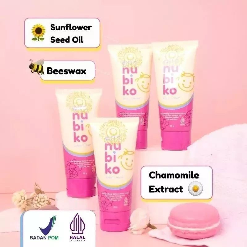 Nubiko Cream ruam popok bayi dan Menghlangkn bekas gigitan nyamuk