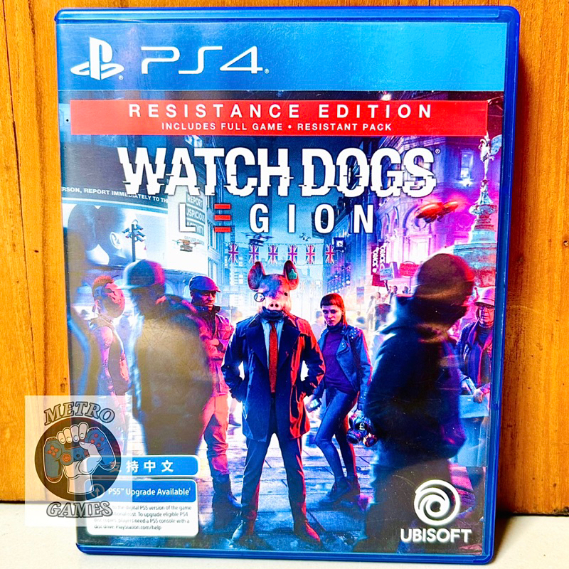 Watch Dogs Legion Ps4 Kaset Watch Dogs Legion PS4 Watchdog Dog Legions Playstation PS 4 5 CD BD Game Games Ps4 Ps5 Region 3 Asia Reg wd wdogs watchdogs2 wd 1 2 original ori asli petualangan gim hacker gta bluray disc murah second bekas baru new watchdogs