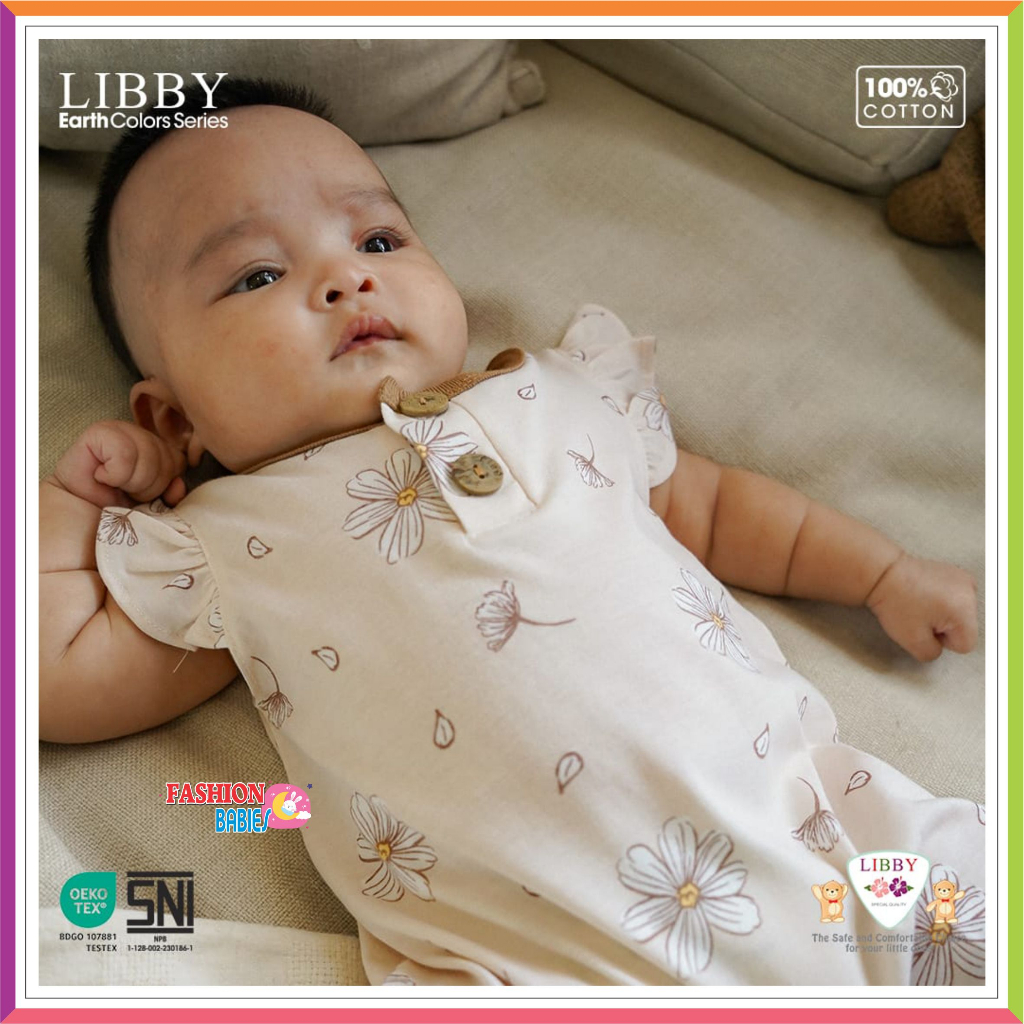 [ TERBARU ] LIBBY EARTH COLOR SERIES IVY RUFFLE | JUMPER PENDEK ❤ Fashionbabies ❤