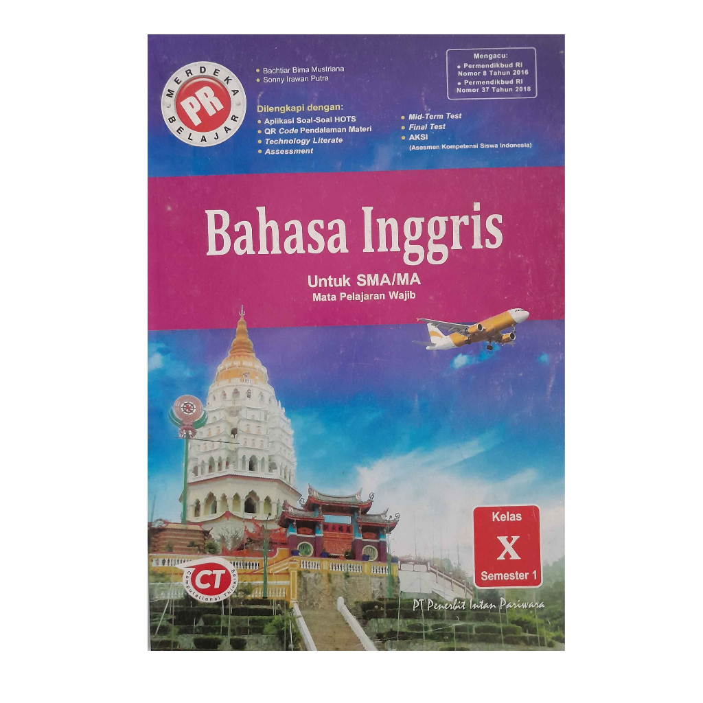 BUKU PR BAHASA INGGRIS KELAS 10 SEMESTER 1 PENERBIT INTAN PARIWARA