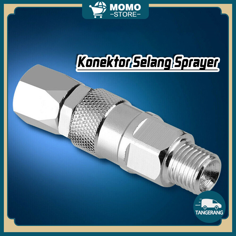 Universal Konektor Selang Jet Cleaner / Konektor Selang Airless Sprayer Konektor Nozzle Sprayer